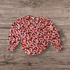 Perch by Blu Pepper Stylish Women's Pink Camouflage Print Top 2XL NWOT